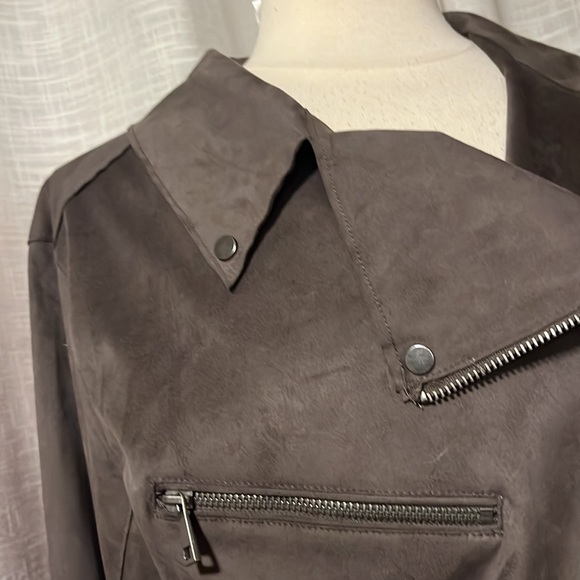 NWT Anthropologie Hutch grey moto jacket - Picture 4 of 13